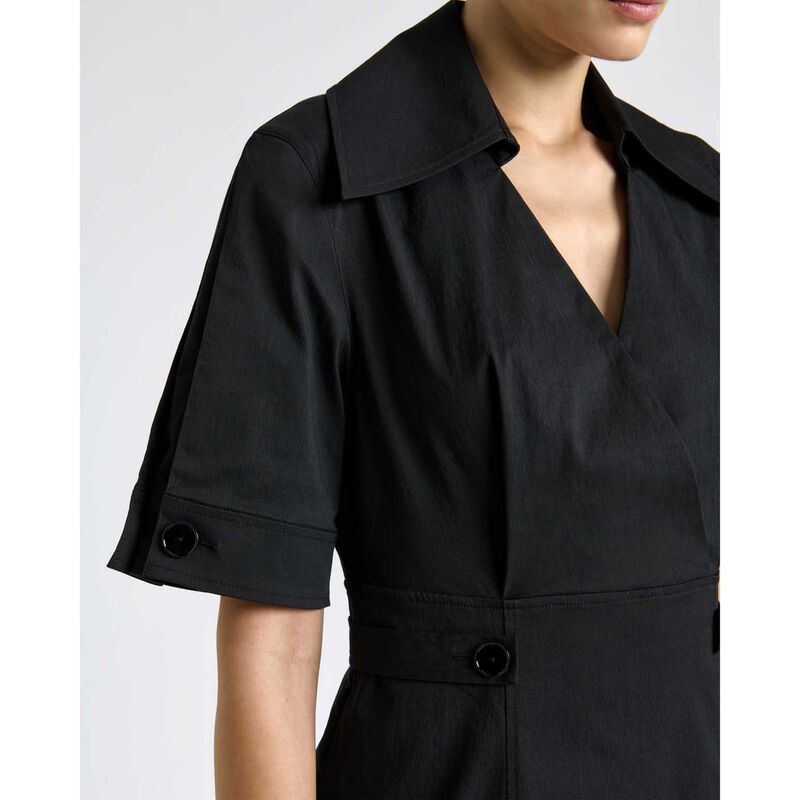 Cue Good Earth Cotton Button Detail Mini Dress image number 2